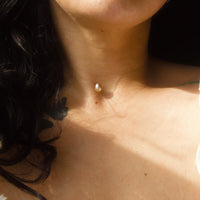 Floating Cream Pearl Necklace