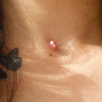 Floating Pink Pearl Necklace