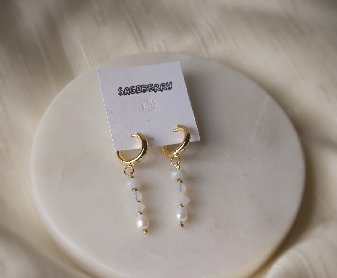 Moonmilk Earrings