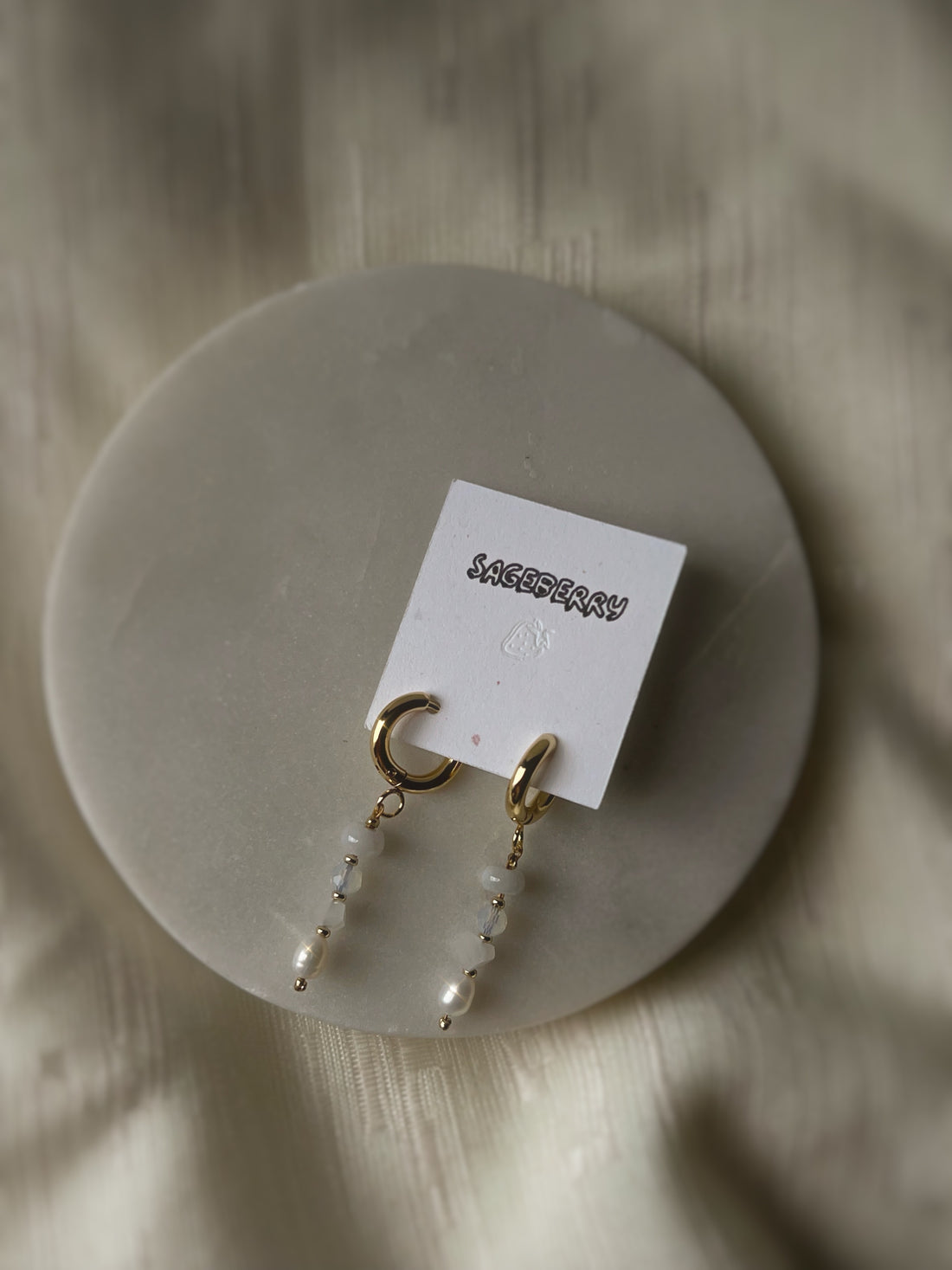 Moonmilk Earrings