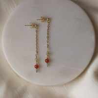 Gemstone Gumdrop Earrings